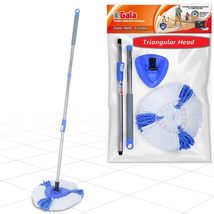 Gala Turbo Triangular Spin Mop Handle with Refill, Durable Replacement H... - $46.58