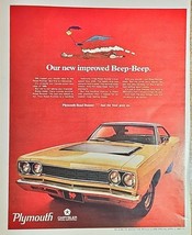 1968 Plymouth Road Runner-Vintage Magazine Print Ad-1968-383 Ad Beep Beep - $214.75 MXN