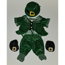 BABW Build A Bear Green Leprechaun Outfit Jacket Pants Hat Shoes Lot St Patricks - £27.22 GBP