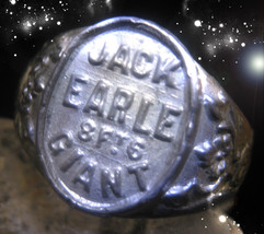 HAUNTED RING JACK EARLE THE GIANT FORTUNE FAME LUCK RARE OOAK SECRET MAGICK  - £718.68 GBP
