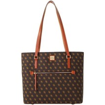 NEW Dooney &amp; Bourke Gretta Large Shopper Tote - Brown Tmoro - $167.31