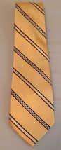 Croft and Barrow Men’s Tie Yellow stripped New with tags  - $10.88