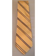 Croft and Barrow Men’s Tie Yellow stripped New with tags  - $10.88