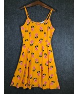 CYK Summer Dress Large L Womens Regular Fit Cute Floral Yellow Casual St... - £9.53 GBP
