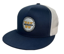 Watershed Hat Cap Blue Front White Mesh Back Snapback Logo Yupoong The Classics - £11.83 GBP