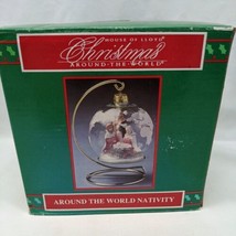 House Of Lloyd Christmas Around The World Glass Ornament And Stand - £18.59 GBP