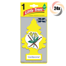 24x Packs Little Trees Single Vanillaroma Scent X-tra Strength Hanging T... - £29.51 GBP