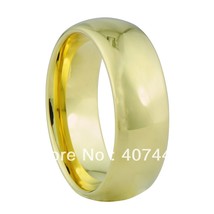 Free Shipping!HOT SALES Small Price His or Her Classic Mens&#39; Gold Color Tungsten - £22.24 GBP