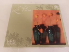 MB La Fleur Dancing Flowers 550 Piece Jigsaw Puzzle 18&quot; X 24&quot; Brand New - $29.99