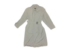 RARE VINTAGE  Mens Goretex Trench Coat Long Quilted Liner Waterproof Sz Large  - £56.94 GBP