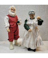 VINTAGE Clothtique Possible Dreams Santa &amp; Mrs Claus A New Suit for Sant... - £81.84 GBP