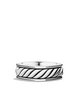 David Yurman Sculpted Cable Narrow Square Band Ring - $415.11 CAD
