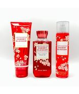 Bath &amp; Body Works Japanese Cherry Blossom Cream, Shower Gel &amp; Mist 3-Pc ... - $57.53 CAD