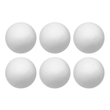 Craft Foam Balls 6 Inches Diameter 6-Pack, Smooth Polystyrene Round Foam... - $38.99