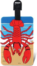 Luggage Tag LOBSTER Identification Label Suitcase Backpack ID Travel Charm Sea - £9.29 GBP