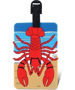 Luggage Tag LOBSTER Identification Label Suitcase Backpack ID Travel Cha... - £9.25 GBP