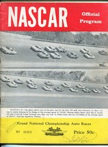 NASCAR Official  Program Grand Nation Races-4/1964-Fireball Roberts-Tiny Lund-VG - £69.74 GBP