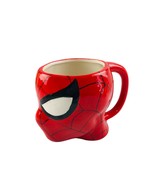 Marvel Comics Spiderman 3D Sculpted Head Mug Zak! 16 oz Red Superhero Web - £13.74 GBP