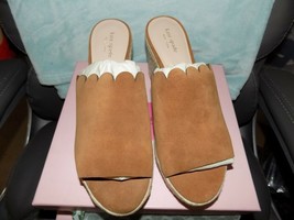 Kate Spade New York Tabby Sandal Toast Sport Suede Size 9.5 Women&#39;s NEW - $164.50