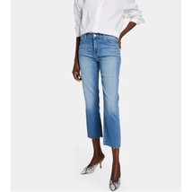 L&#39;Agence SADA High Rise Cropped Slim Jeans, Raw Hem | Size 28, Atlantic ... - $70.13