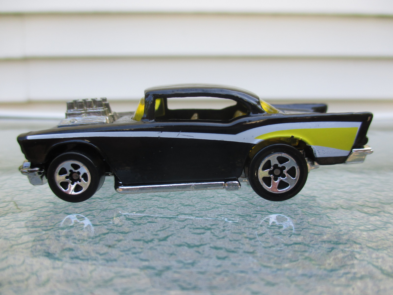 Hot Wheels, 57 Chevy (exposed engine), Black only in a 5 Pack in 1996 - $4.00
