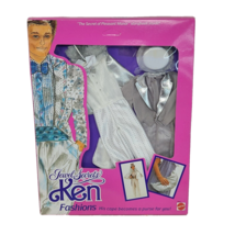 Vintage 1986 Mattel Barbie Jewel Secrets Ken Clothing Silver Outfit # 1865 New - £45.07 GBP