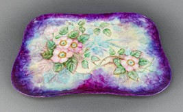 Limoges France Antique Hand Painted Floral Porcelain Platter Vanity Tray... - £296.55 GBP
