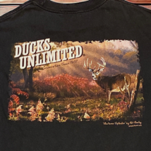 Ducks Unlimited Shirt Men’s Large Black &quot;Autumns Splendor&quot; Pat Pauley Gr... - £14.81 GBP
