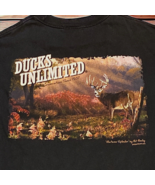 Ducks Unlimited Shirt Men’s Large Black &quot;Autumns Splendor&quot; Pat Pauley Gr... - £14.85 GBP