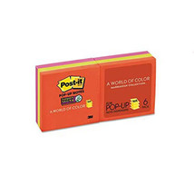 Post-it Super Sticky Pop-up Notes 76x76mm (6pk) - Marrakesh - £25.21 GBP