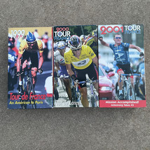 Tour De France 1999-2001 World Cycling Lot of 3-2 Tape VHS Tapes Lance Armstrong - £18.93 GBP