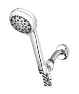 Waterpik 7-Mode Adjustable High Low Mount Hand Held Shower Head 1.8g Pow... - $53.21