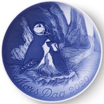BING &amp; GRONDAHL 2020 Mother&#39;s Day Plate B&amp;G - Mint in Box - Puffin and C... - $18.99