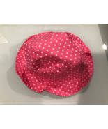 TODDLER GIRL PINK WHITE POLKA DOTS WIDE BRIM FLOPPY SUNHAT (M) - €7,48 EUR