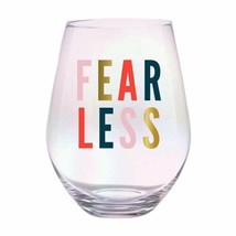 Creative Brands Slant Collections - &quot;Fearless&quot; Stemless Wine Glass 30-Ounce - £12.63 GBP