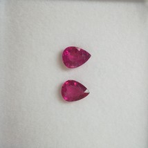 Natural Rubellite Pear Facet Cut 9X7mm Intense Pink Color SI1 Clarity Loose Gems - £290.16 GBP