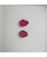 Natural Rubellite Pear Facet Cut 9X7mm Intense Pink Color SI1 Clarity Lo... - £288.20 GBP