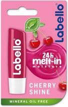 X2 Labello Lip Balm, Moisturising Lip Care, Cherry Shine//FREE SHIPPING - $37.00