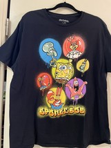 SpongeBob SquarePants Graphic T-Shirt SOfficial Nickelodeon 100% cotton XL - £12.37 GBP