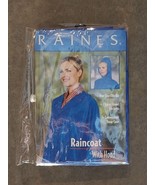 RAINES - Rain Coat - Vintage - 2004 - NIP - ONE SIZE FITS ALL - BLUE - W... - $20.31 CAD