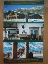 The Original Entrance To Yellowstone Large Postcard The Comfort Inn - $2.99