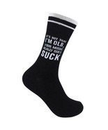 It&#39;s Not That I&#39;m Old Your Music Really Does Suck Novelty Crew Socks Fun... - £11.07 GBP