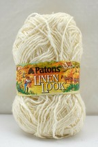 Patons Linen Look DK Light Weight Yarn - 1 Skein Color Ivory #2155 - £5.96 GBP
