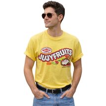 VTG 80s JUJYFRUITS Candy Promo T Shirt Screen Stars Single Stitch USA L - $49.95