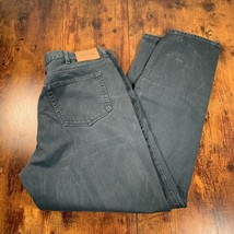 Calvin Klein Men Jeans 38x32 Teal  Vintage Easy Fit Zip Fly Denim Made i... - $24.75