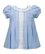 The Proper Peony Soft Baby Blue Embroidered Sarita Dress 24 Months NWT - $84.97 CAD