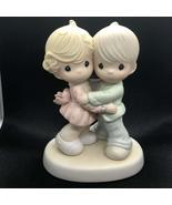 Precious Moments &quot;Hug One Another&quot; Porcelain Figurine - £30.47 GBP