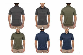 Glacier Performance Men&#39;s Cotton Blend Polo Shirt Golf Short Sleeve - £12.57 GBP