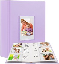 Photo Album For Fujifilm Instax Mini Camera, 180 Pockets Instax Mini, Purple - £33.56 GBP