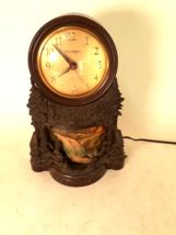 Vintage Mastercrafters&#39; Waterfall Clock, Model # 344, Keeps Time and Lig... - $54.82